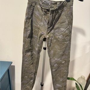 Anthropologie Olive Cargo Pants